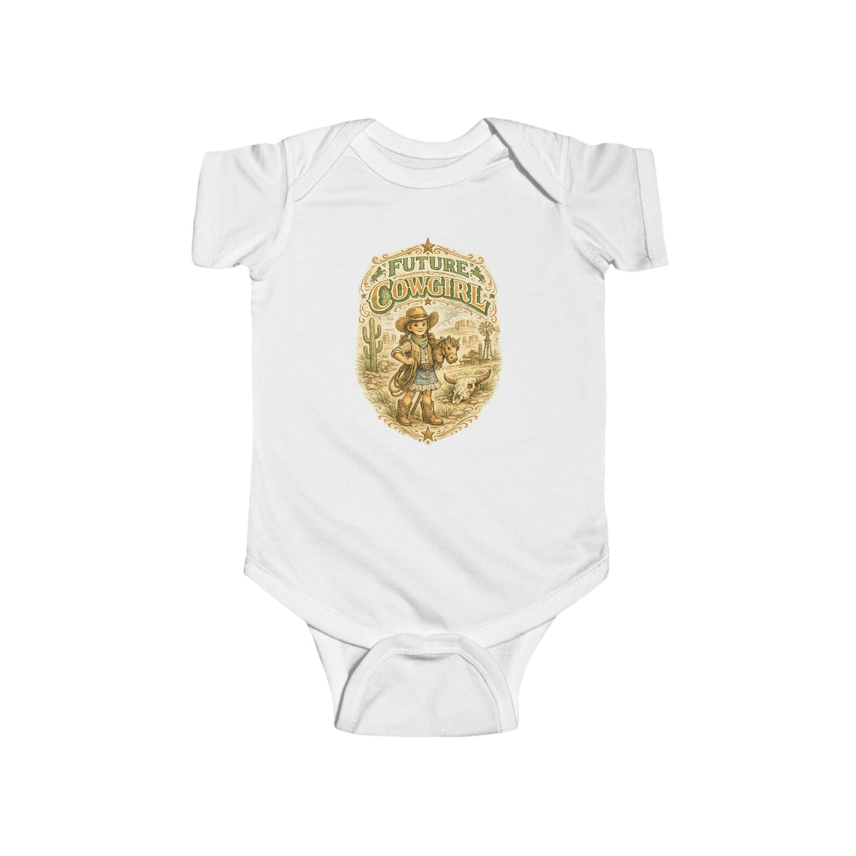 Iron Ridge Future Cowboy infant bodysuit