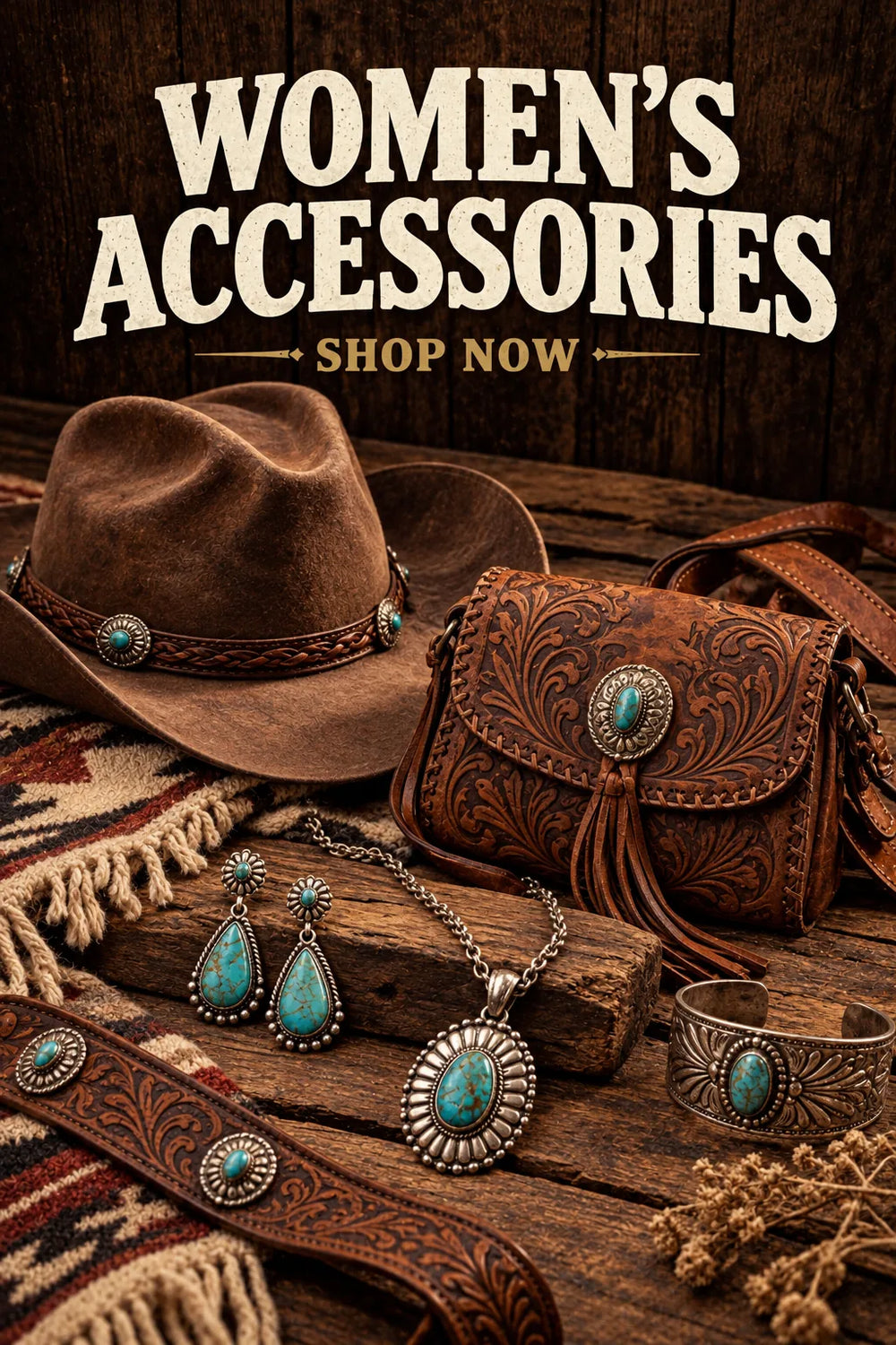Women's Accessories — rustic Western collection artwork