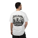 Ranch First T-Shirt — 'Ranch First. Rest Later.' Vintage Farmwork Tee