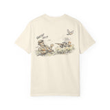 T-Shirt — Funny Dove Hunting Graphic ‘Oops…Sorry!’ Back Print