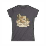 Western Barrel Tee — "Iron Ridge Supply Co." Desert Cactus Graphic