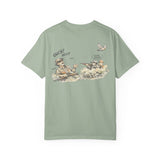 T-Shirt — Funny Dove Hunting Graphic ‘Oops…Sorry!’ Back Print