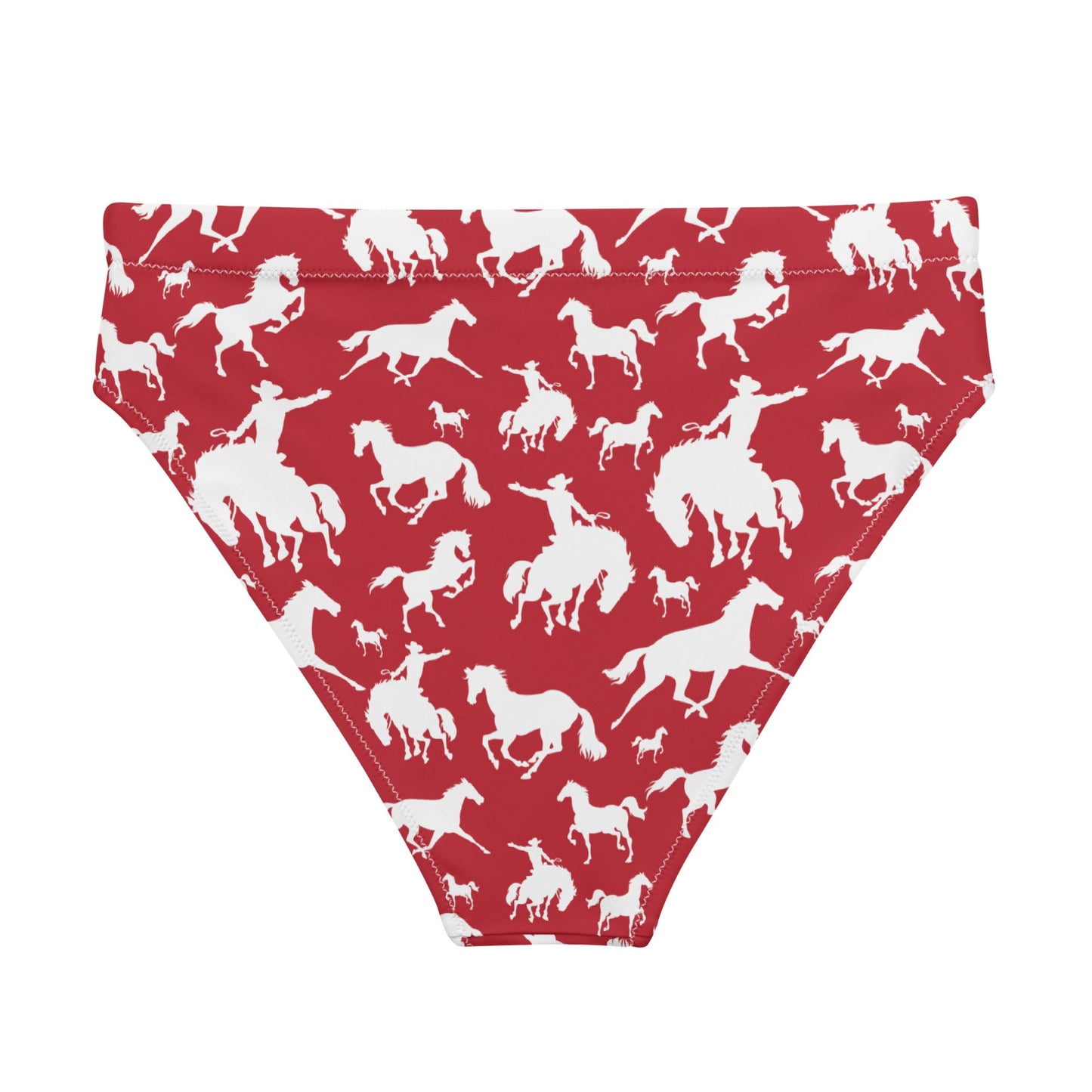Yeehaw Red Rodeo Cowboy Bikini Bottom