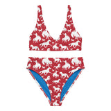 Yeehaw Red Rodeo Cowboy Bikini
