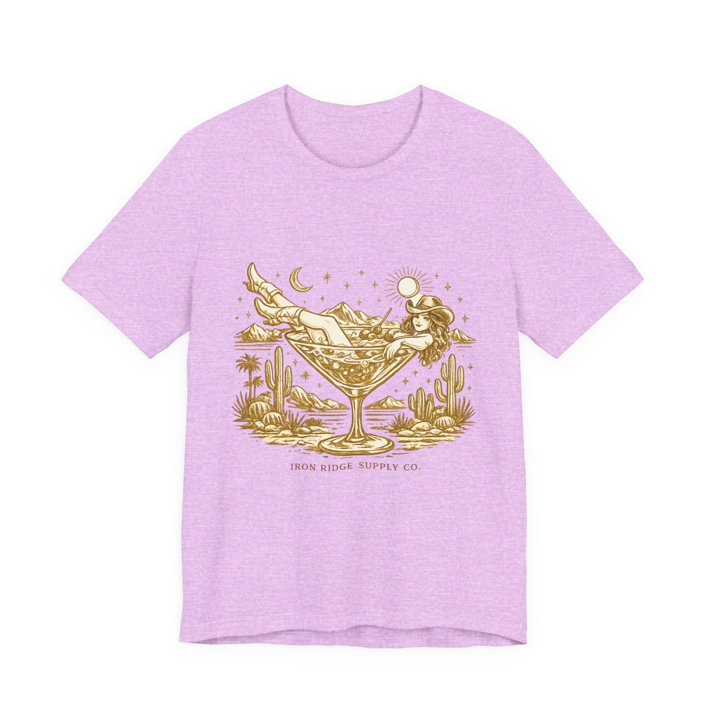 Cowgirl Martini Tee — Desert Cocktail Graphic T-Shirt