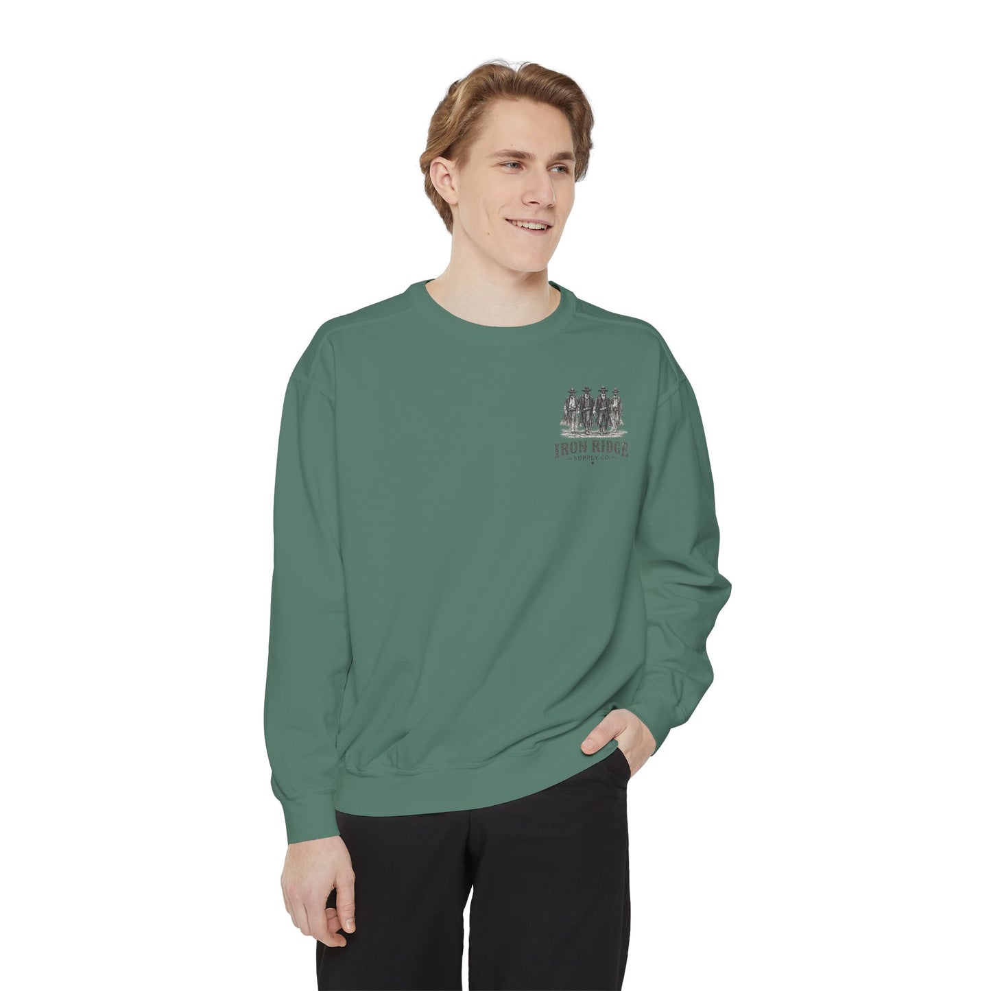 Tombstone Western Sweatshirt — Vintage Wild West Saloon Graphic