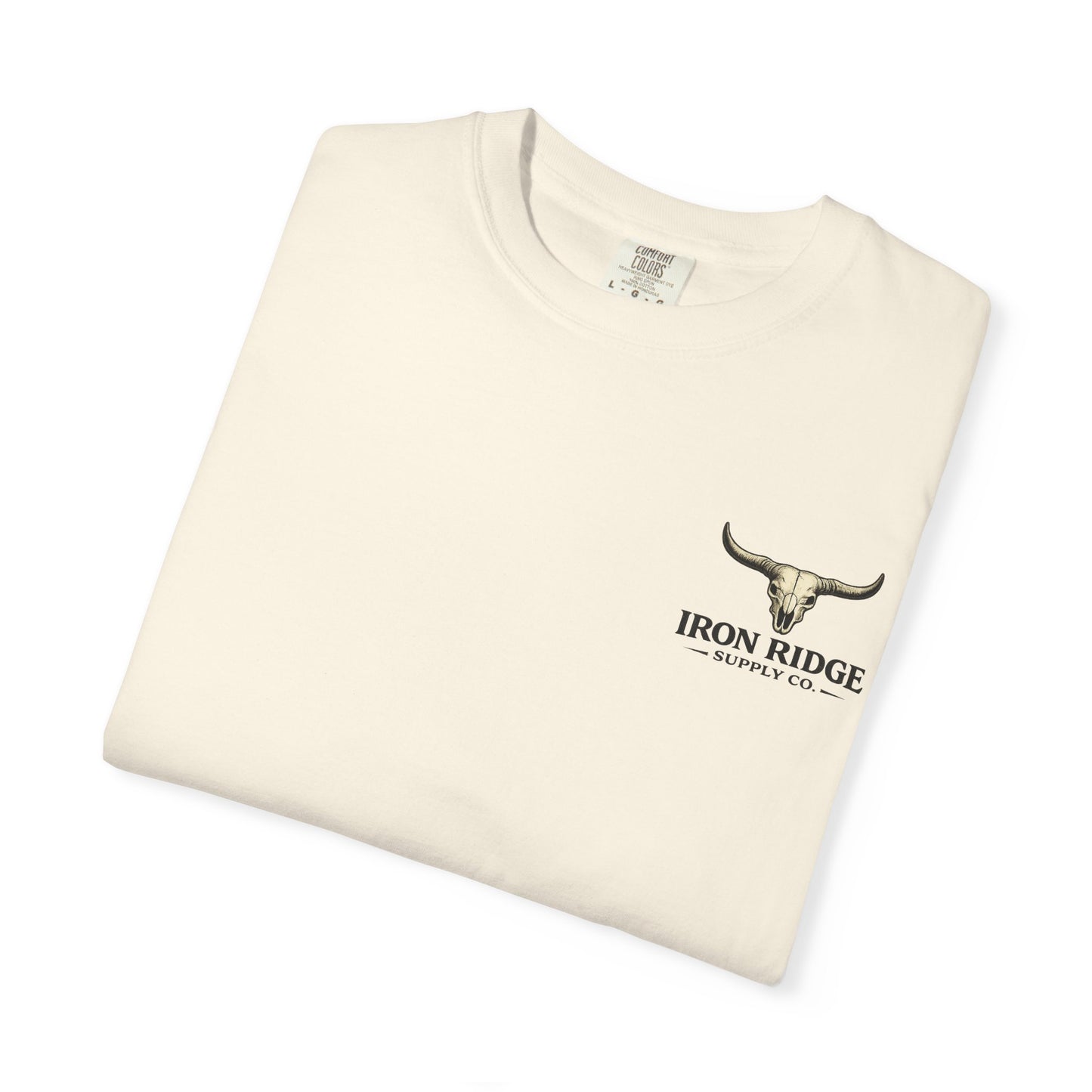 Iron Ridge Supply Co. Graphic T-Shirt — Vintage Mountain Ranch Tee