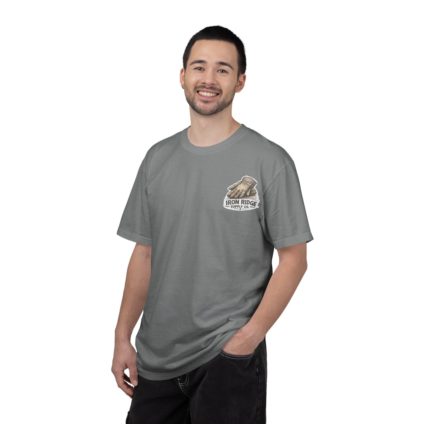 Cowboy Spouse T-Shirt — "Hard Head. Soft Heart. Calloused Hands." Rustic Western Tee