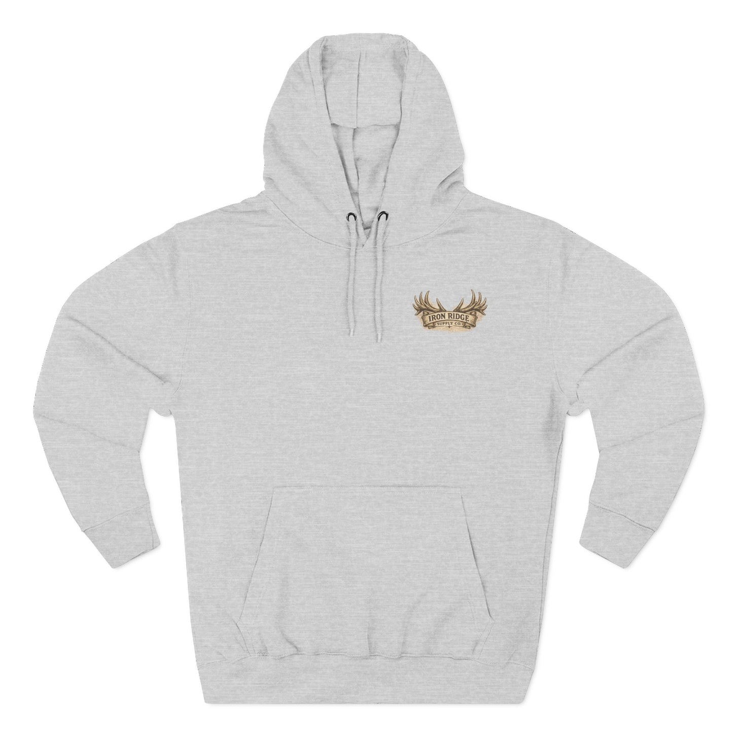 Elk Wilderness Hoodie — Vintage Mountain Elk Graphic Fleece Hoodie
