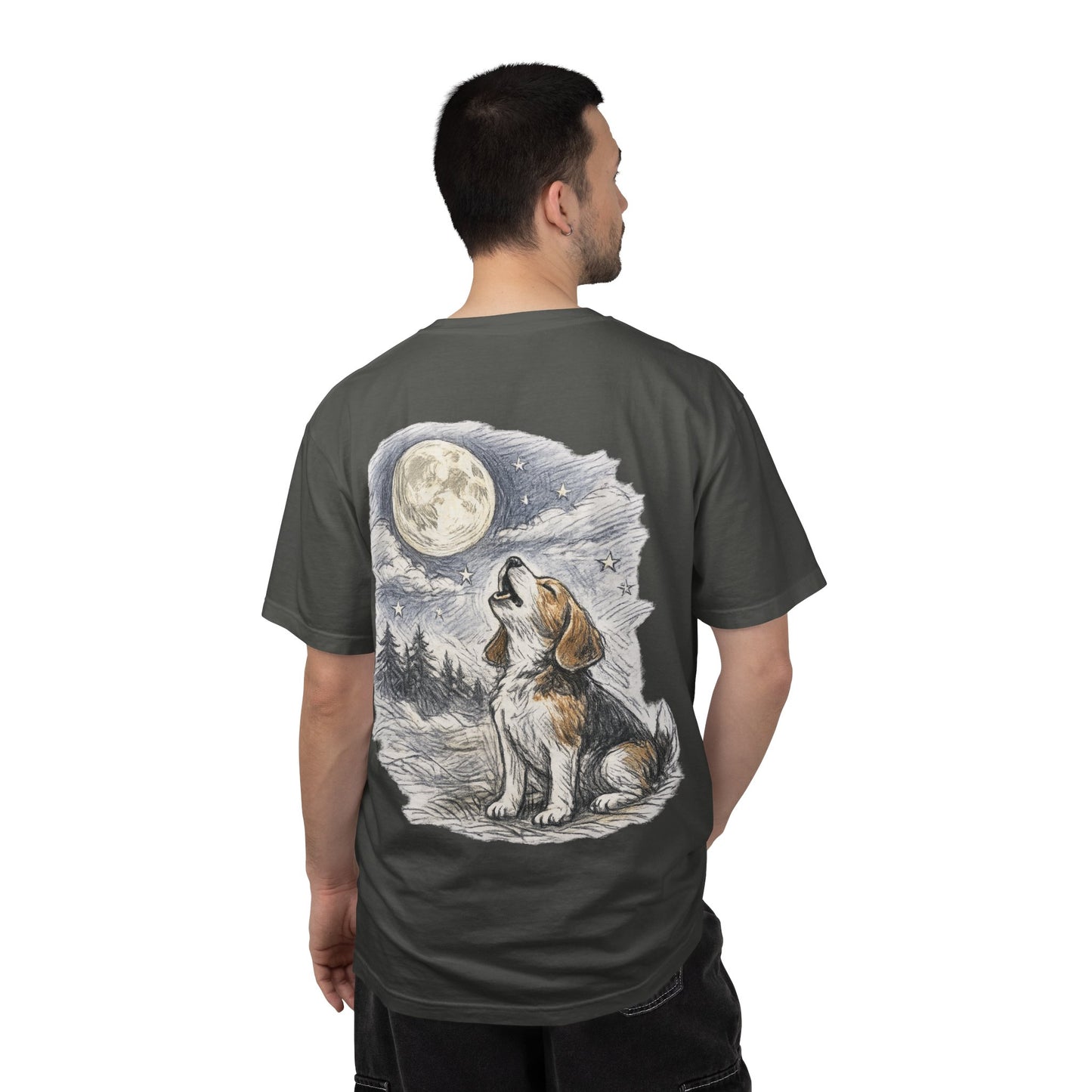 Howling Beagle Moon T-Shirt