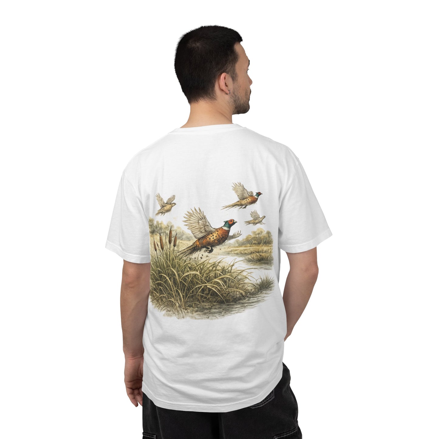 Pheasant Hunting T-Shirt — Prairie Wings Graphic Tee