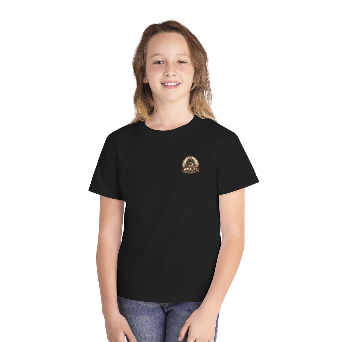 Youth Hunting Dog Tee — Pointing Puppy Graphic Youth T‑Shirt