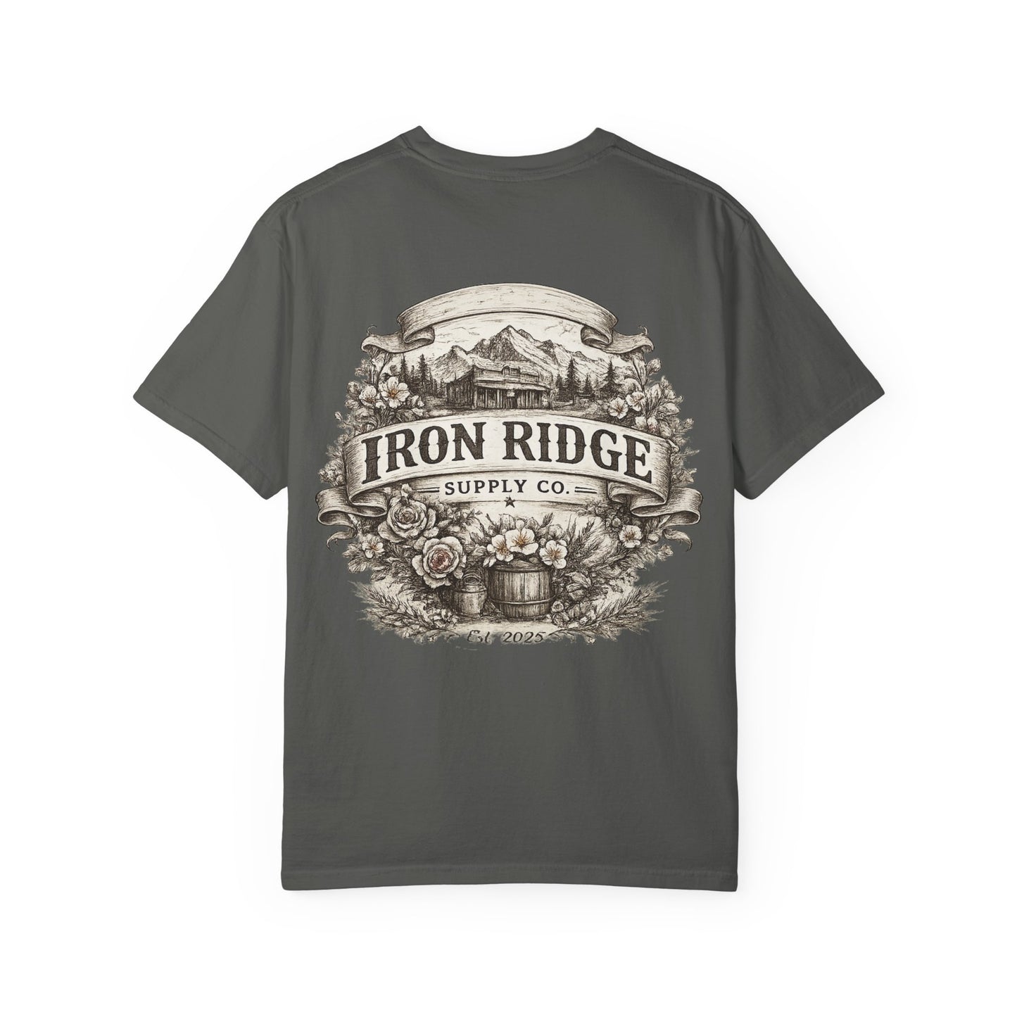 Iron Ridge Supply Co. Floral Barrel Woman's Tee