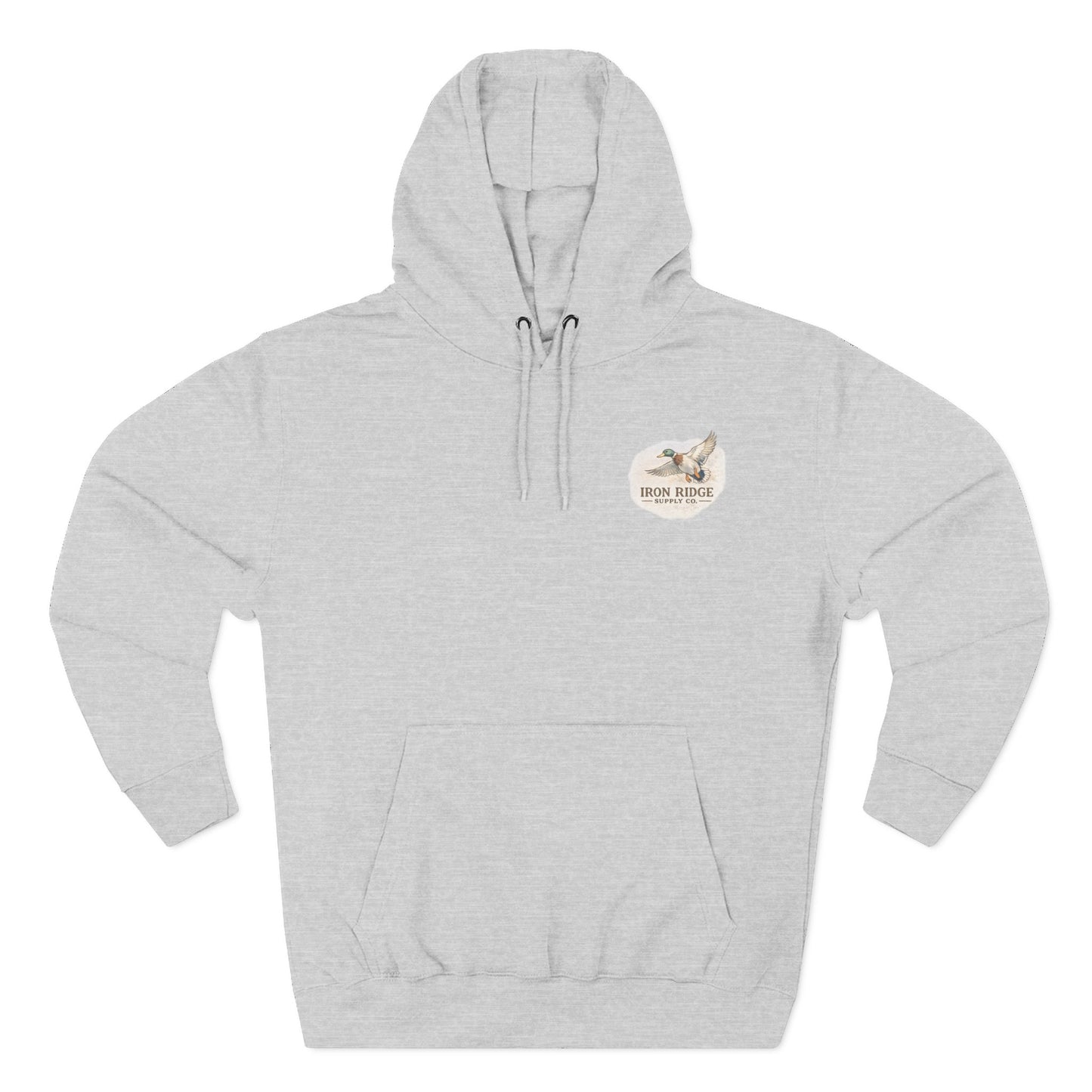 Hoodie - Vintage Waterfowl Duck Hunting Scenic Print Fleece Hoodie