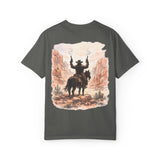Desert Outlaw T-Shirt — Western Desert Revolver Graphic Tee