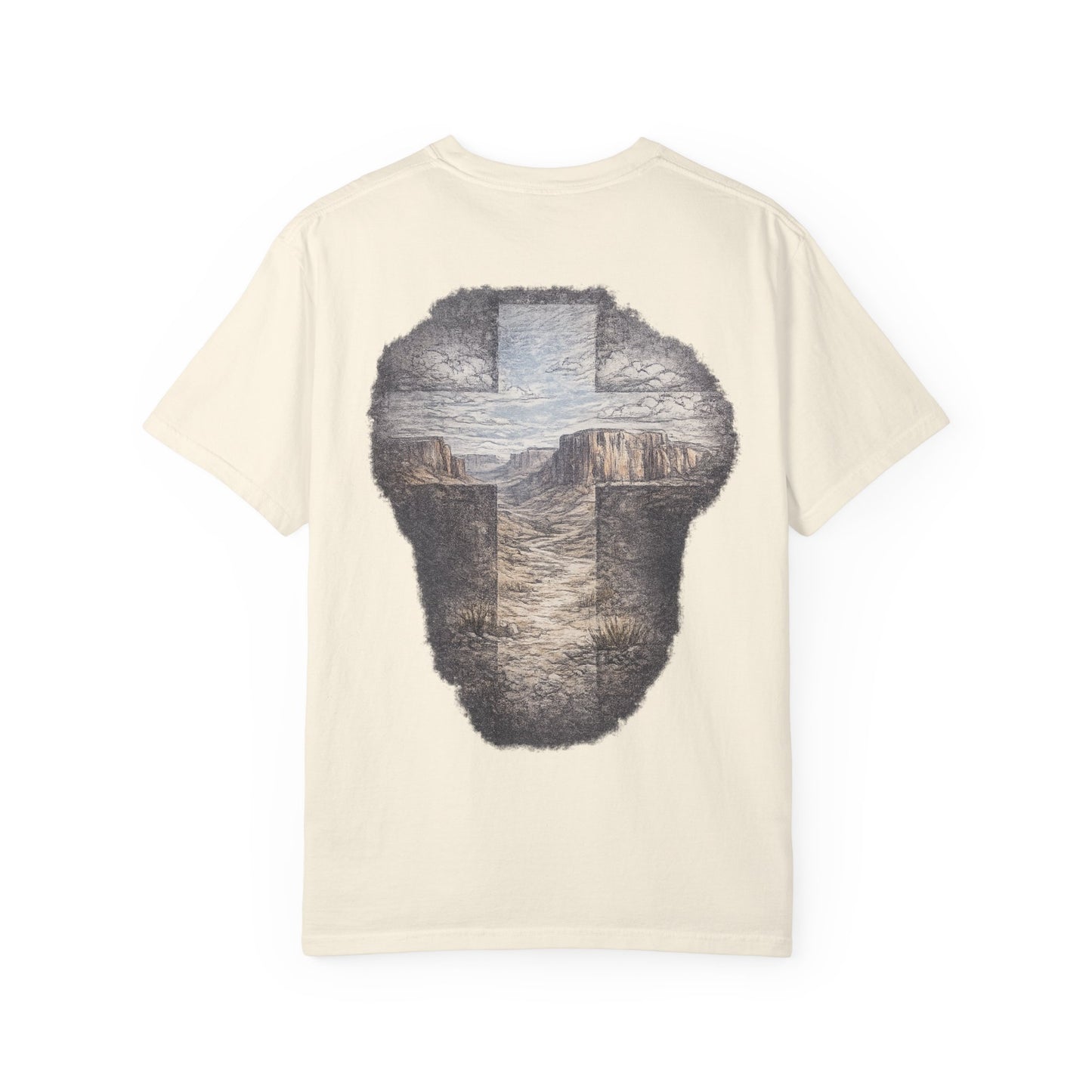 Canyon Cross Graphic T-Shirt — Scenic Cross Back Print