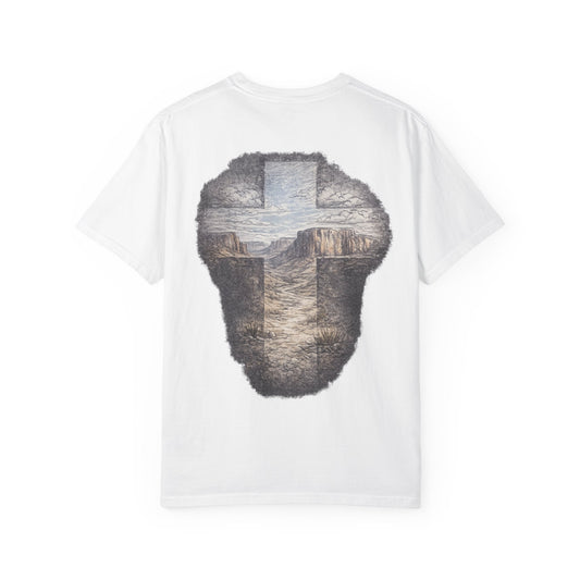Canyon Cross Graphic T-Shirt — Scenic Cross Back Print