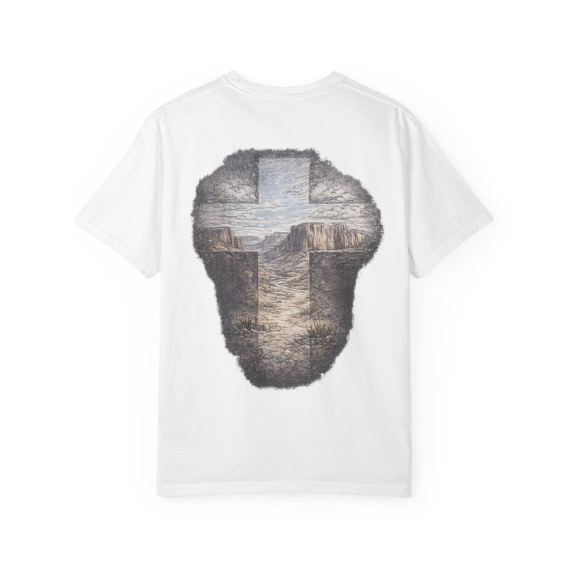 Canyon Cross Graphic T-Shirt — Scenic Cross Back Print