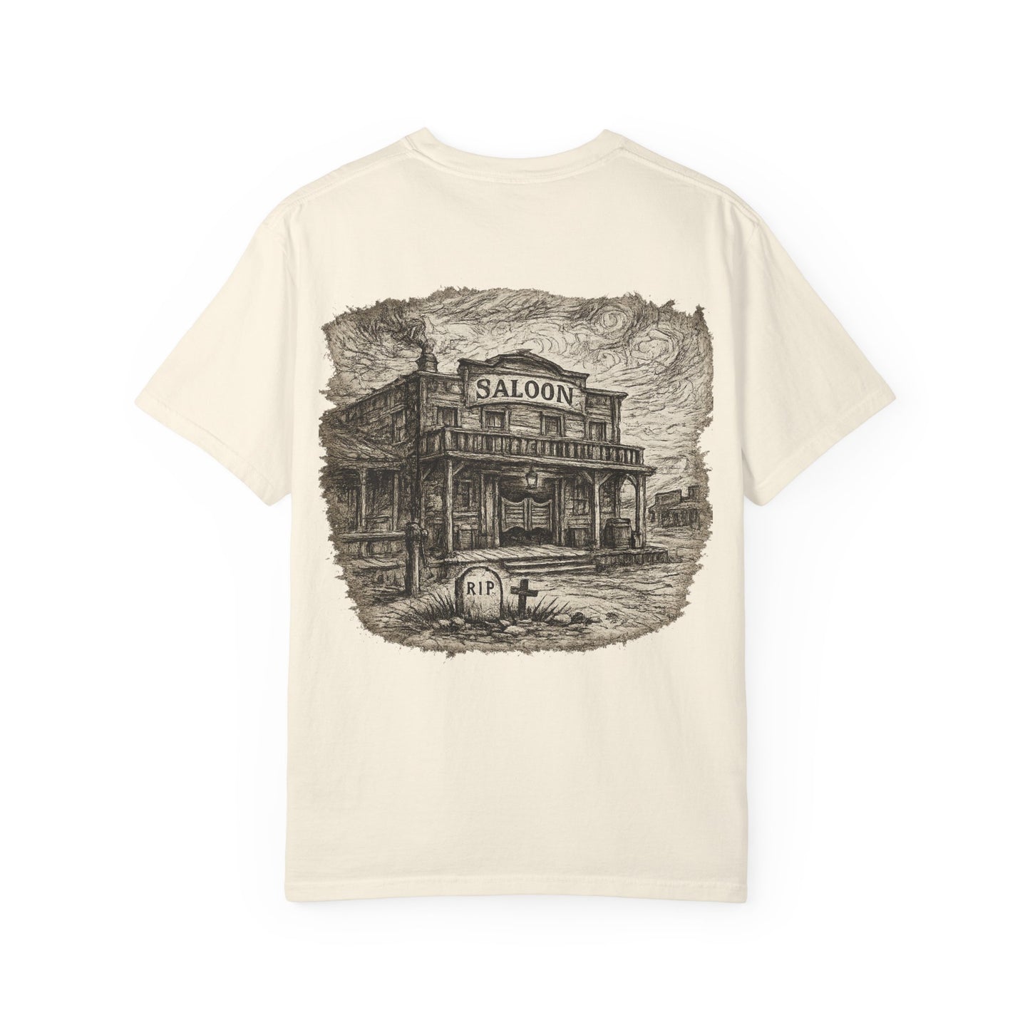 Vintage Saloon T-Shirt — 'Iron Ridge' Western Graphic Tee