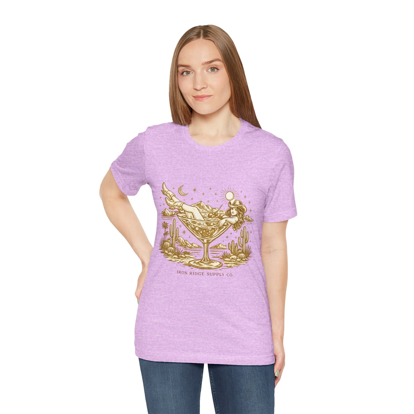 Cowgirl Martini Tee — Desert Cocktail Graphic T-Shirt