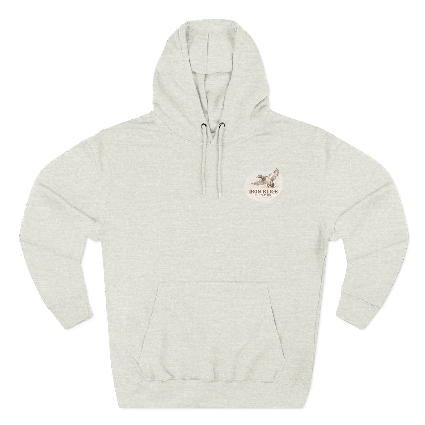 Hoodie - Vintage Waterfowl Duck Hunting Scenic Print Fleece Hoodie