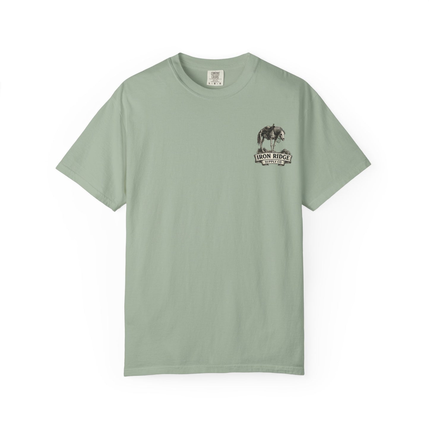 Skeleton Cowboy T‑Shirt — Vintage Western Desert Illustration