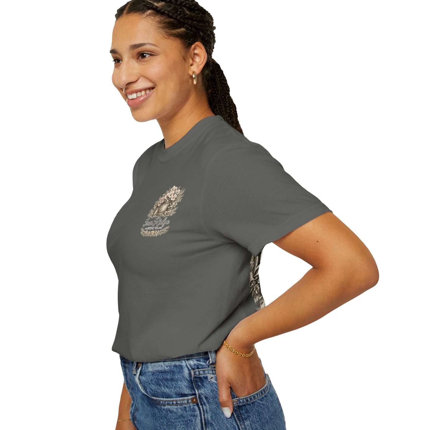 Iron Ridge Supply Co. Floral Barrel Woman's Tee