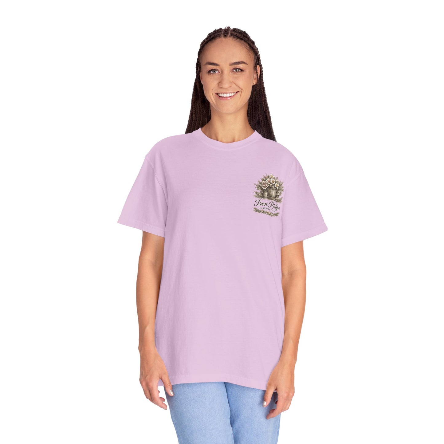 Iron Ridge Supply Co. Floral Barrel Woman's Tee