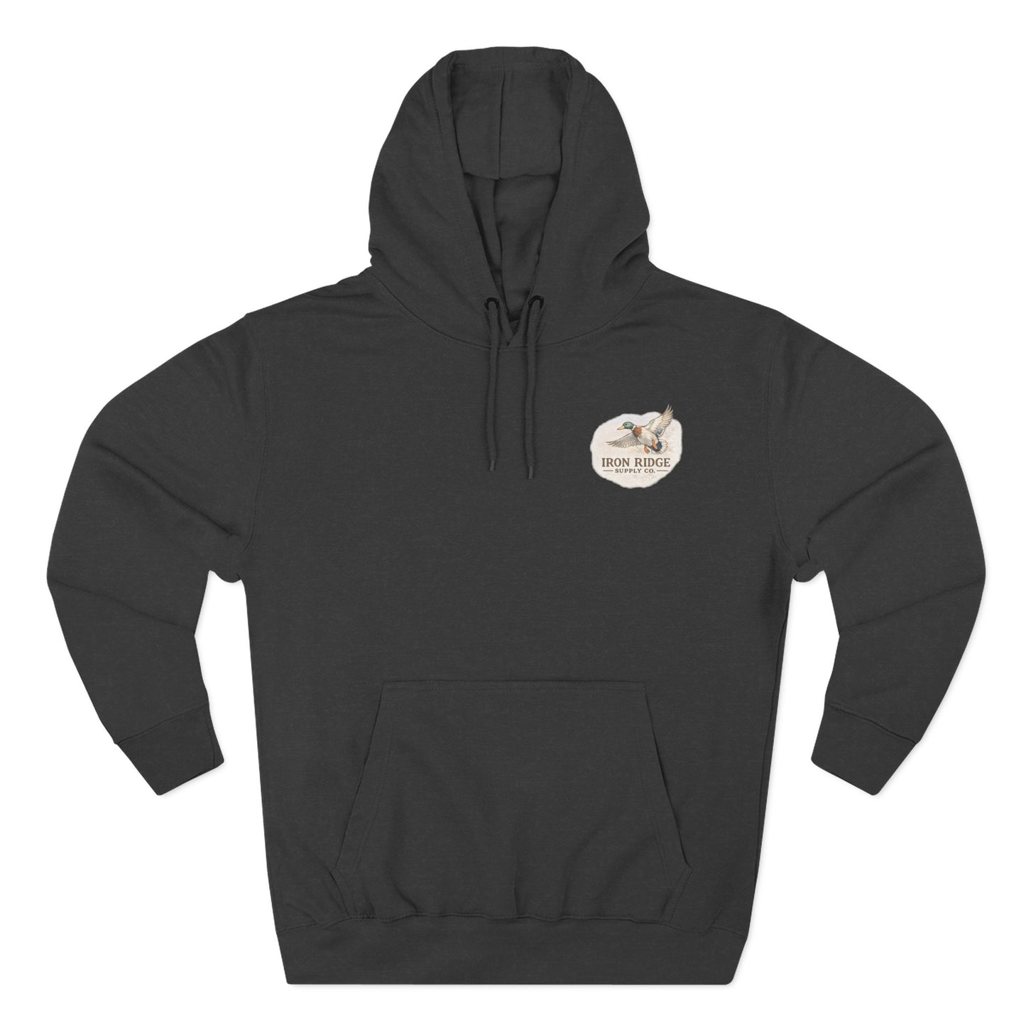 Hoodie - Vintage Waterfowl Duck Hunting Scenic Print Fleece Hoodie