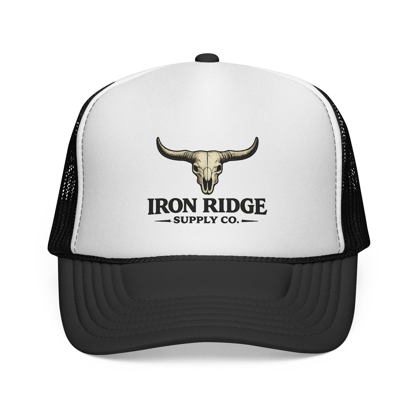Trucker Cap — Iron Ridge Supply Co. Skull Logo Mesh Hat