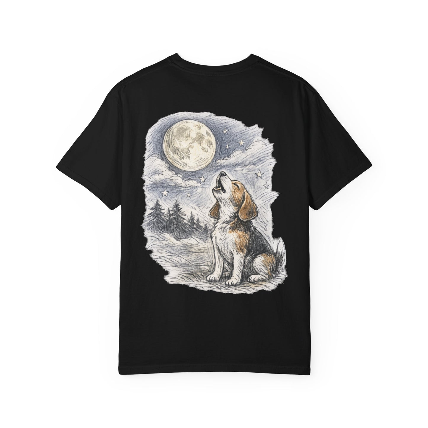 Howling Beagle Moon T-Shirt