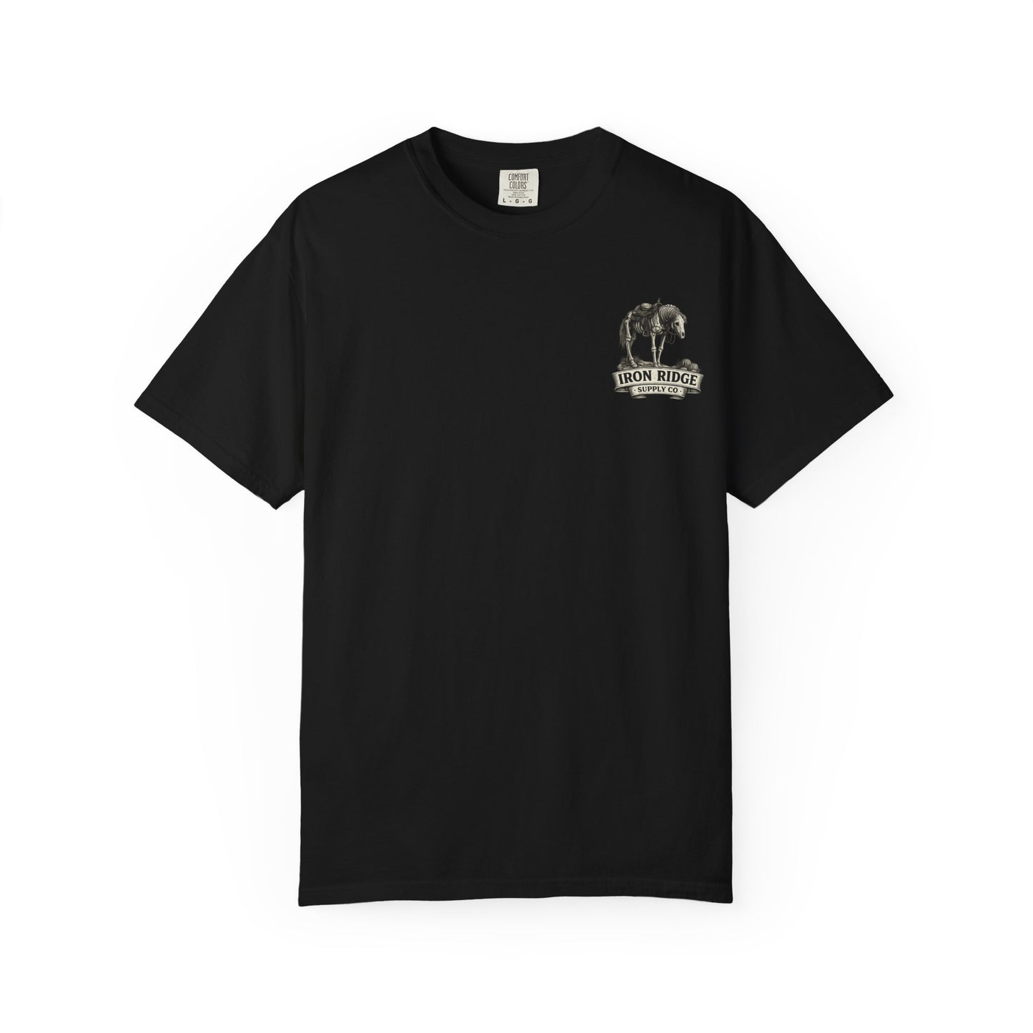 Skeleton Cowboy T‑Shirt — Vintage Western Desert Illustration