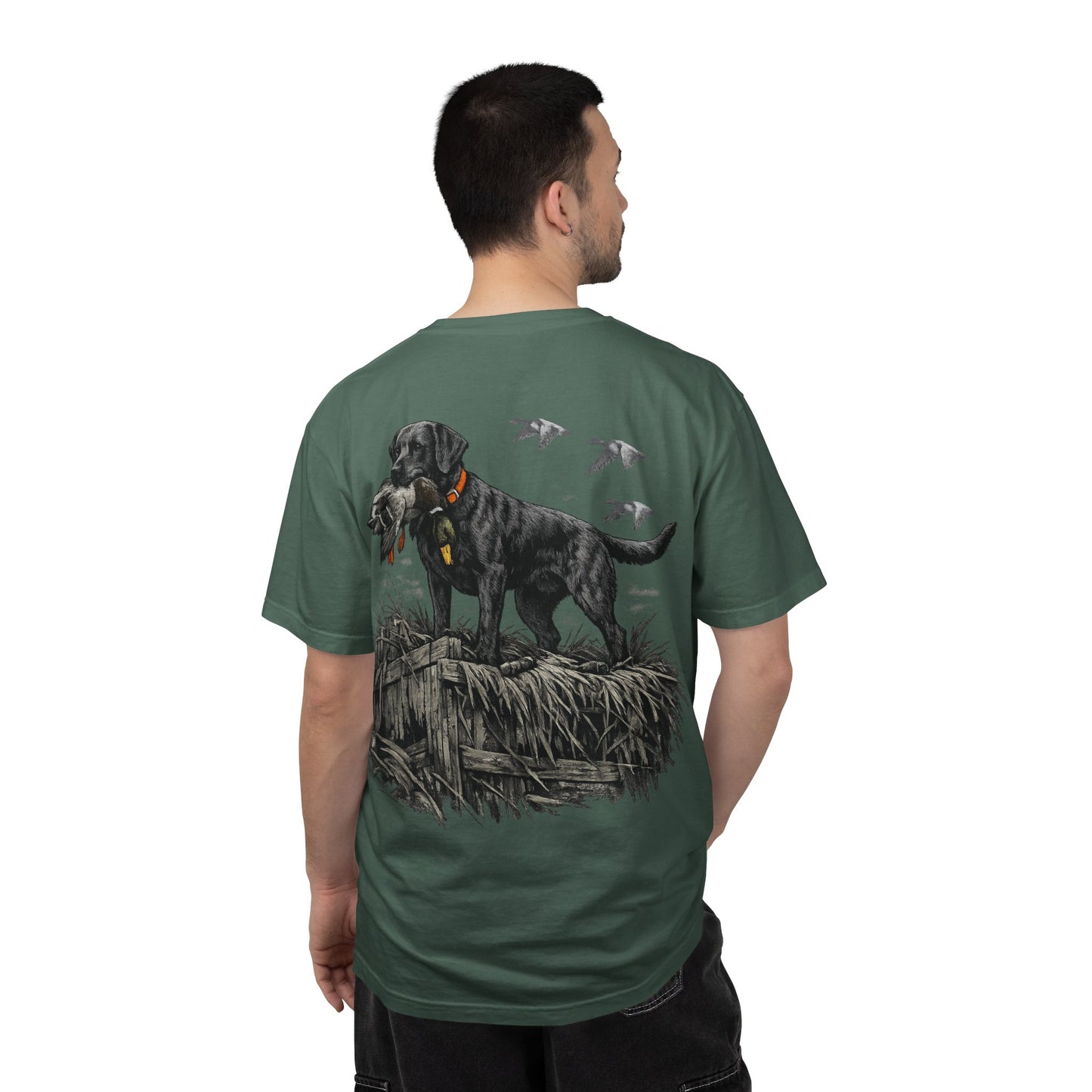 Duck Hunting Labrador Graphic T-Shirt