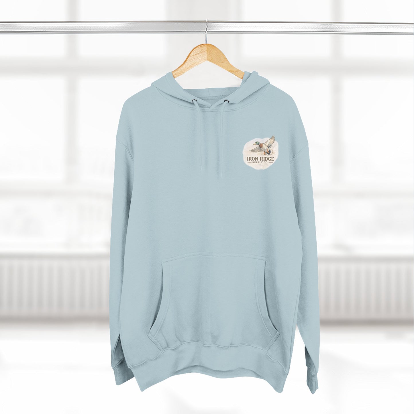 Hoodie - Vintage Waterfowl Duck Hunting Scenic Print Fleece Hoodie