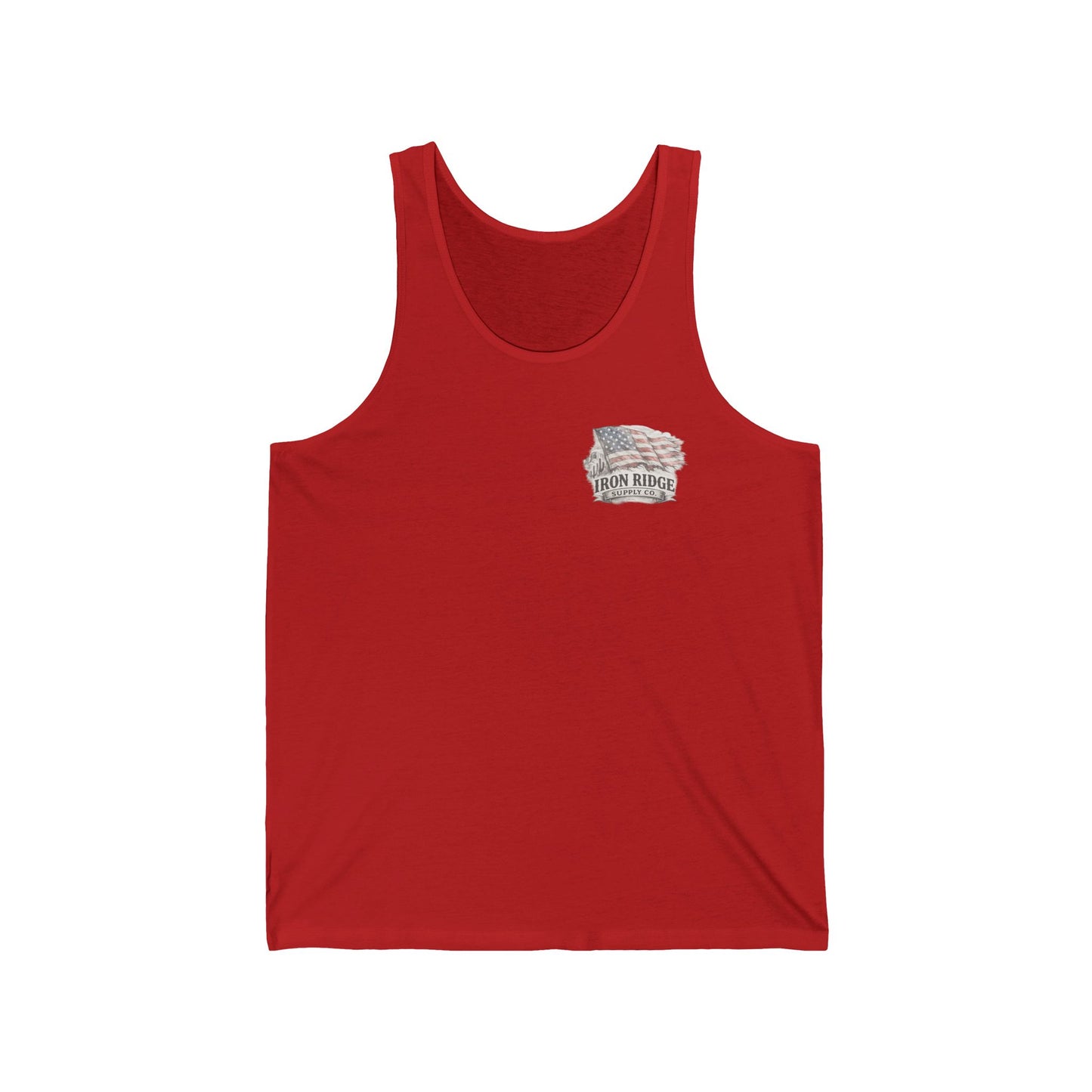 American Cowboy Tank Top — Vintage Flag & Hat Patriotic Western Tank