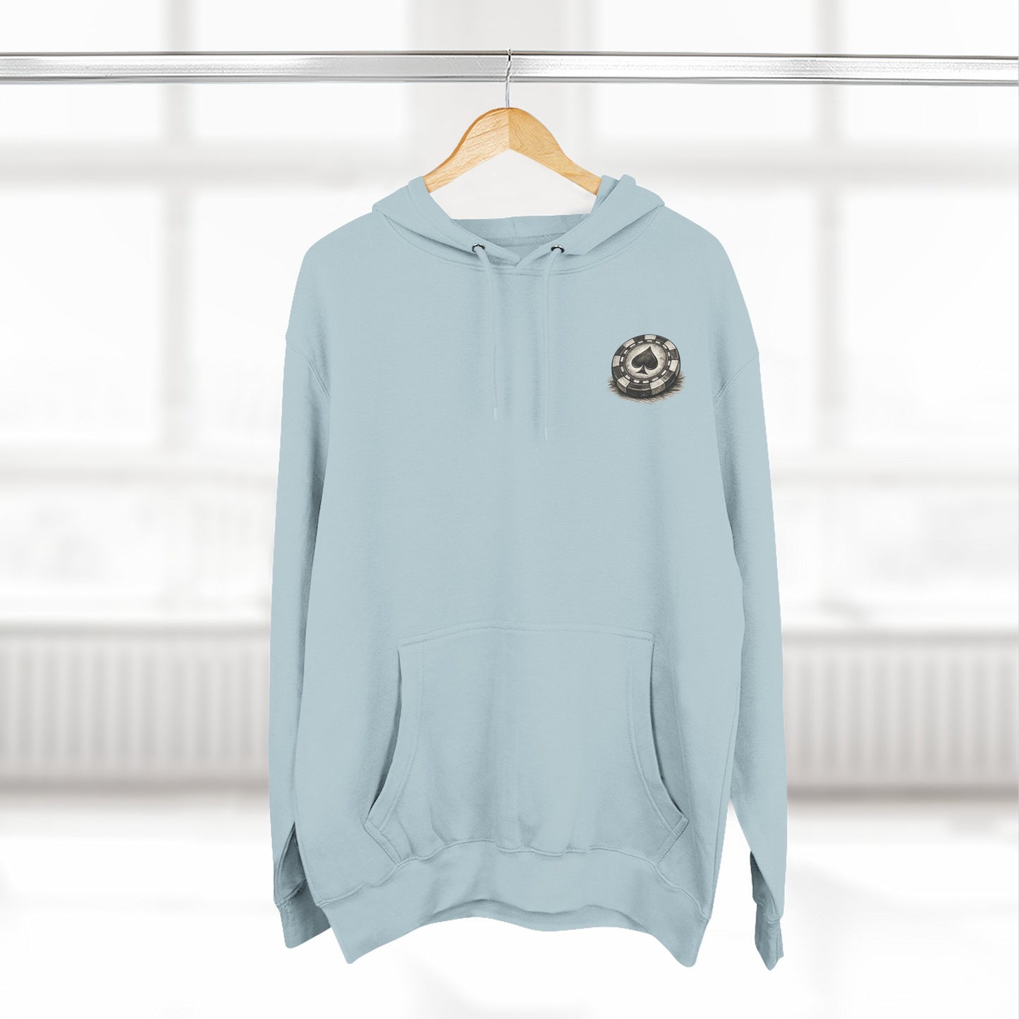 Poker Night Graphic Hoodie — Aces & Dice Vintage Casino Design