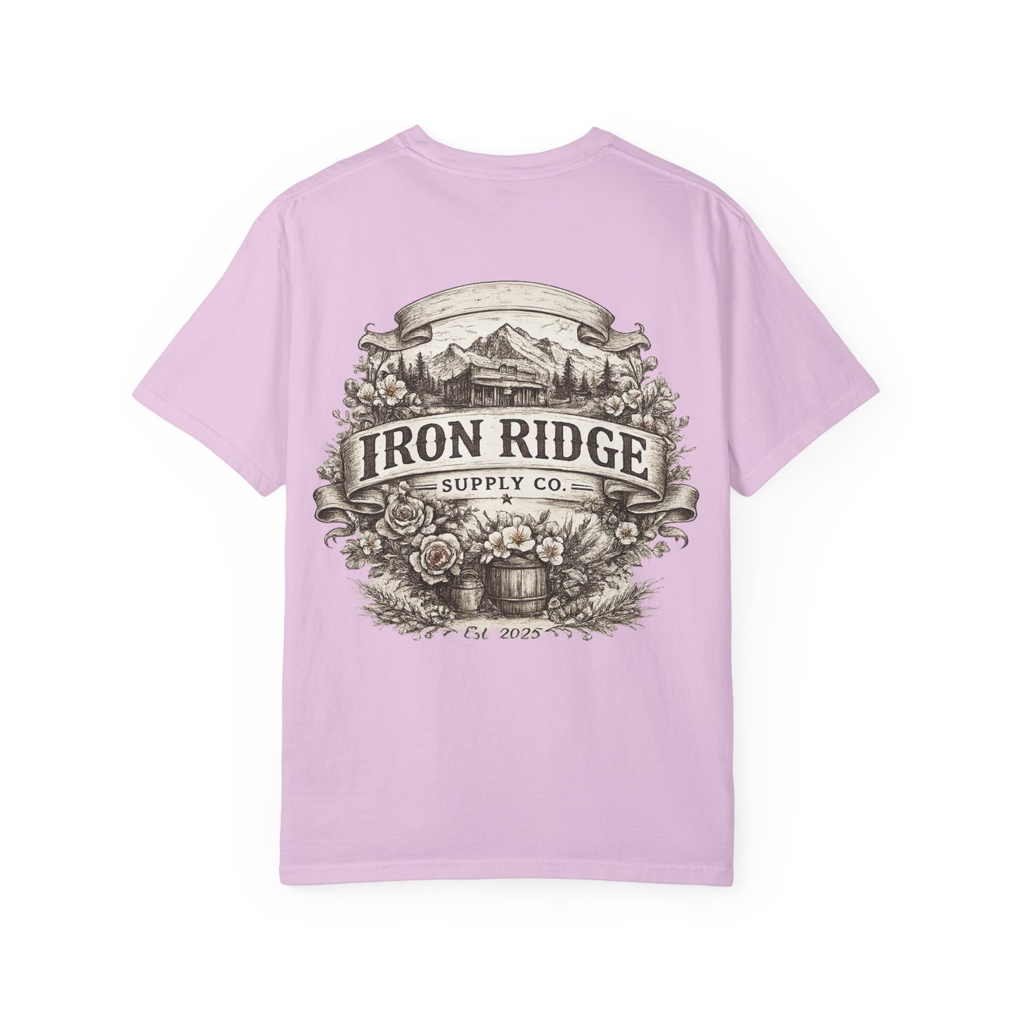 Iron Ridge Supply Co. Floral Barrel Woman's Tee