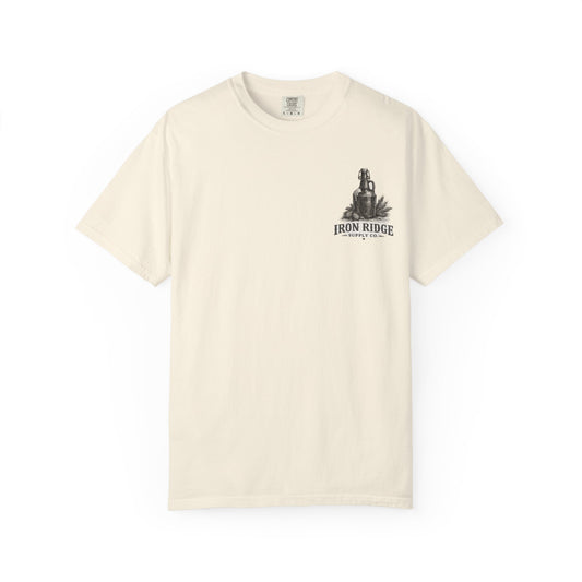 Vintage Saloon T-Shirt — 'Iron Ridge' Western Graphic Tee