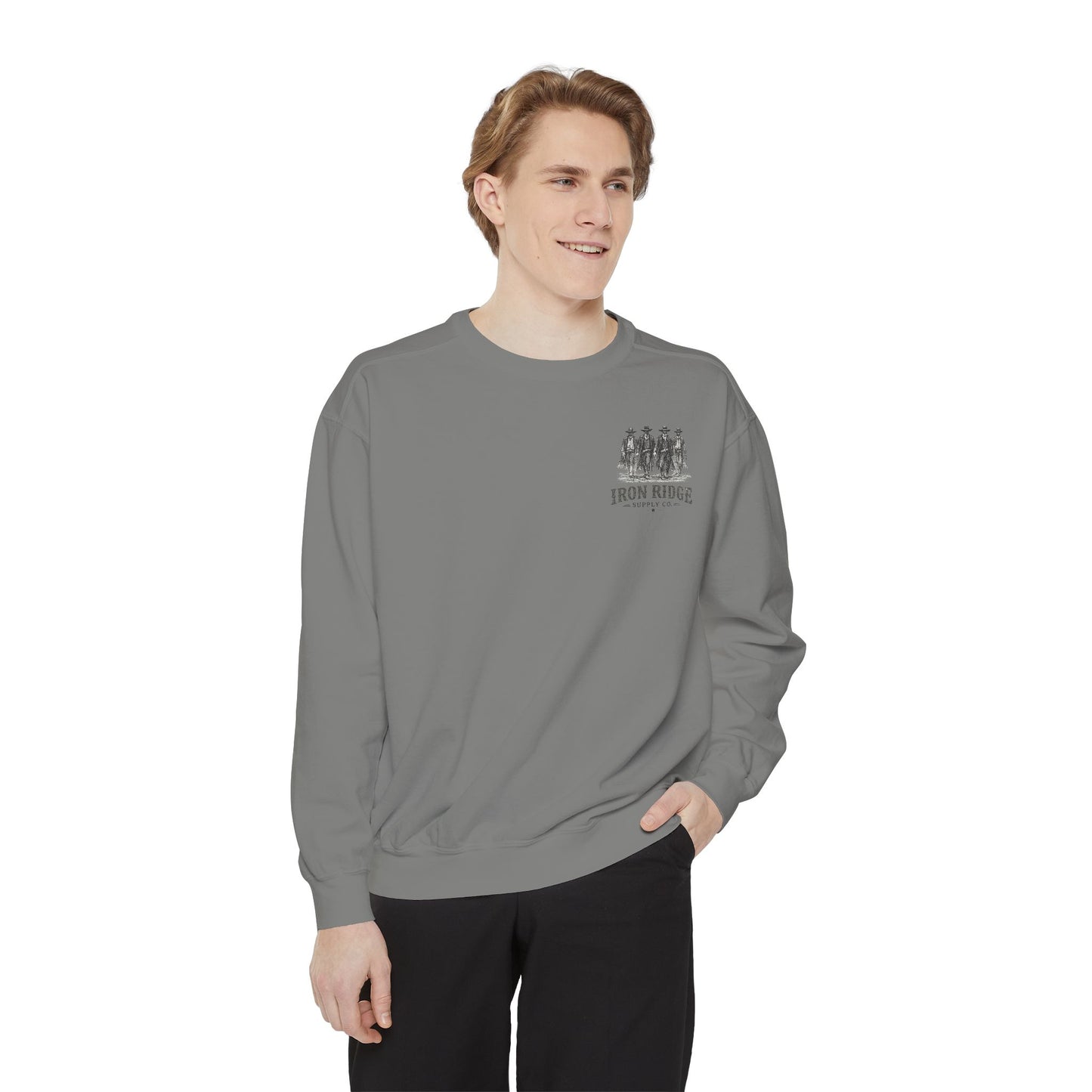 Tombstone Western Sweatshirt — Vintage Wild West Saloon Graphic