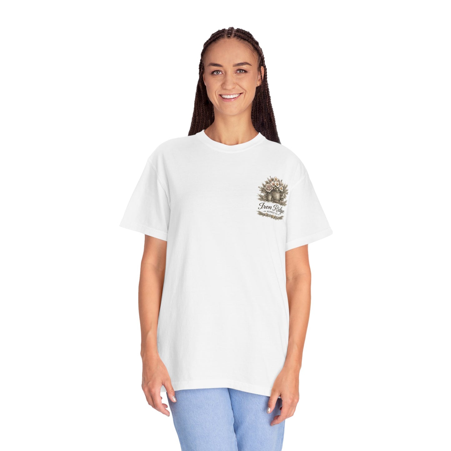 Iron Ridge Supply Co. Floral Barrel Woman's Tee