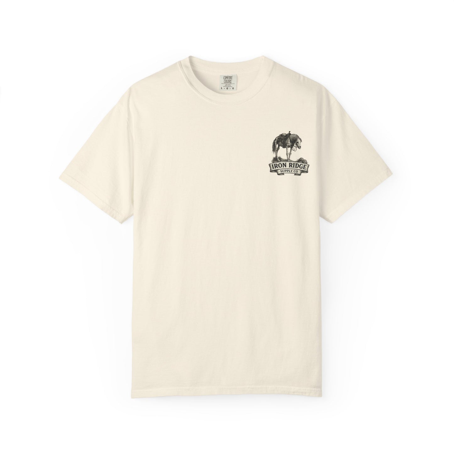 Skeleton Cowboy T‑Shirt — Vintage Western Desert Illustration