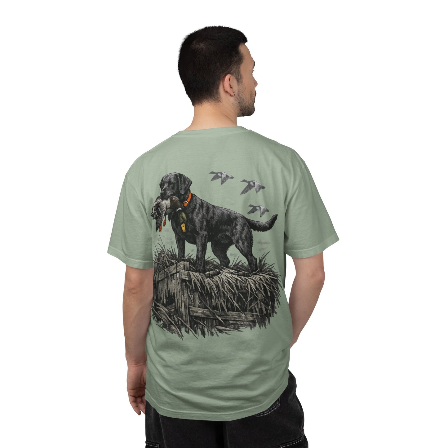 Duck Hunting Labrador Graphic T-Shirt