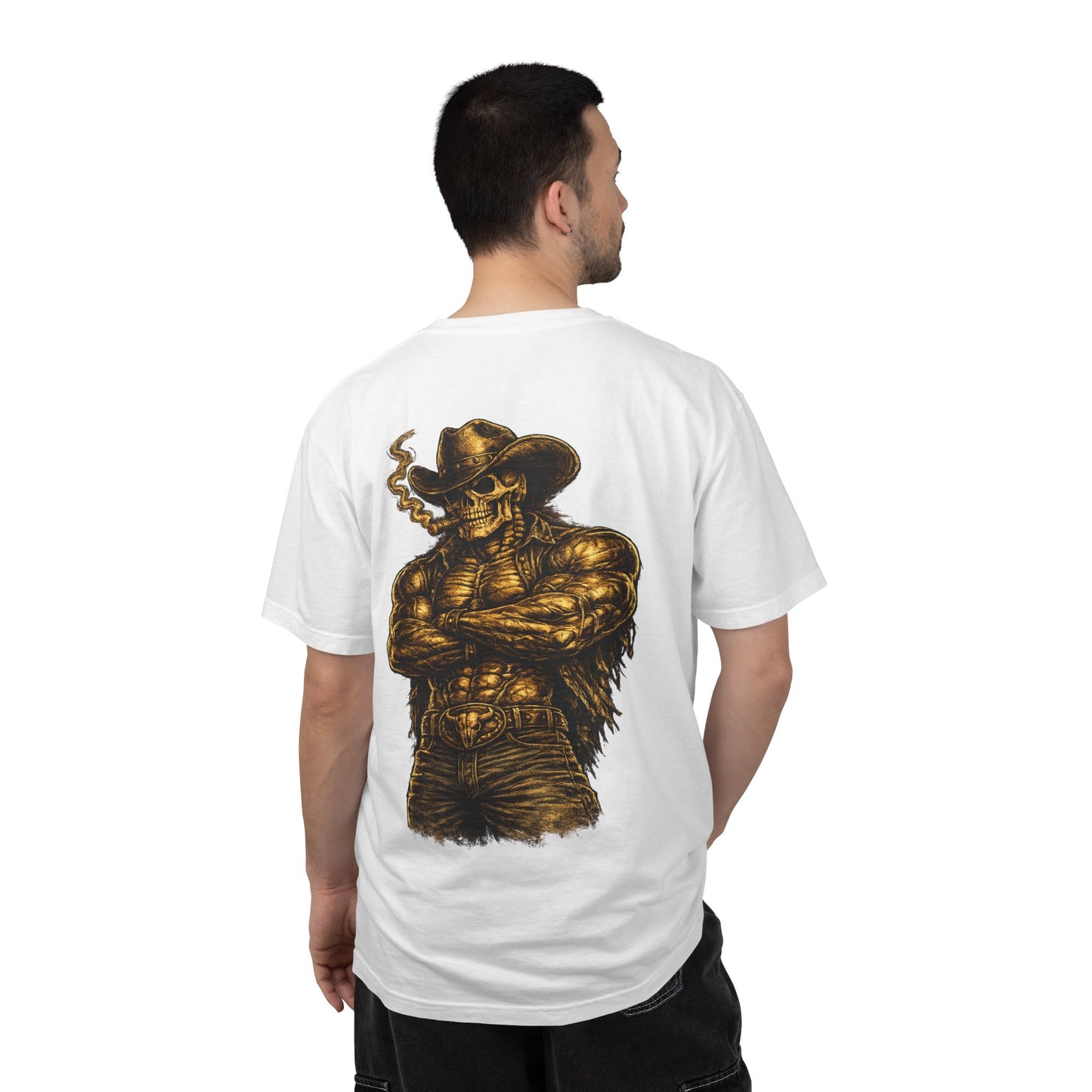 Gymbro Skeleton Tee - Cowboy Skeleton T-Shirt