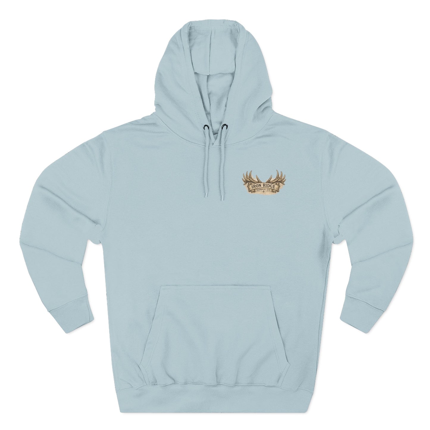 Elk Wilderness Hoodie — Vintage Mountain Elk Graphic Fleece Hoodie