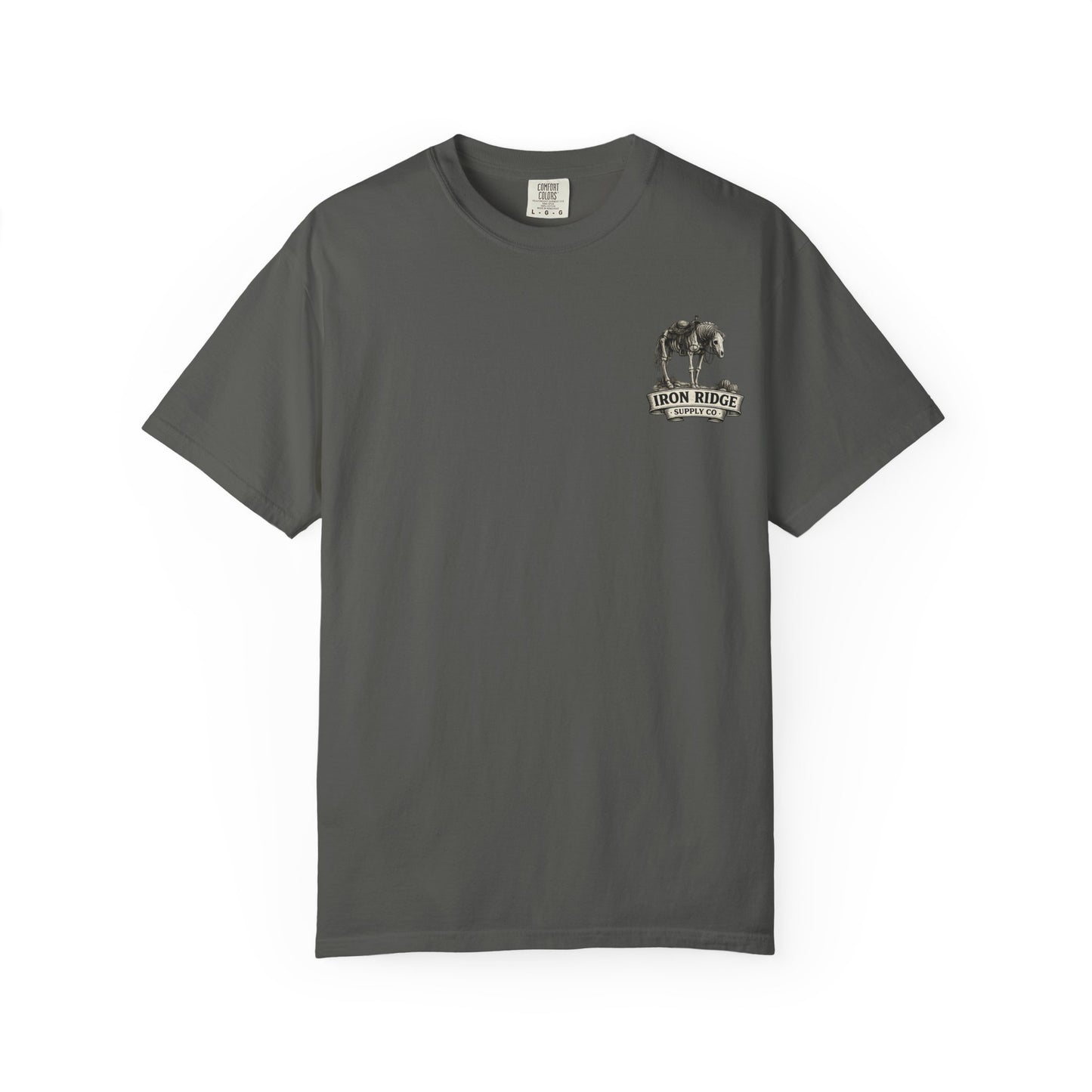 Skeleton Cowboy T‑Shirt — Vintage Western Desert Illustration