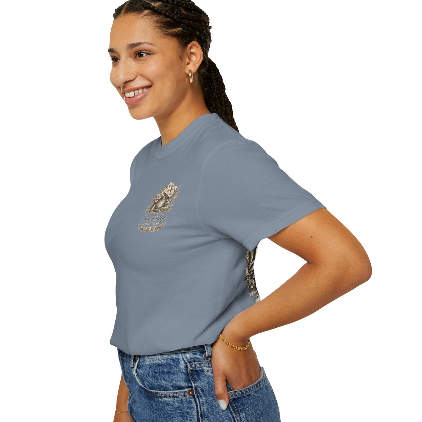 Iron Ridge Supply Co. Floral Barrel Woman's Tee