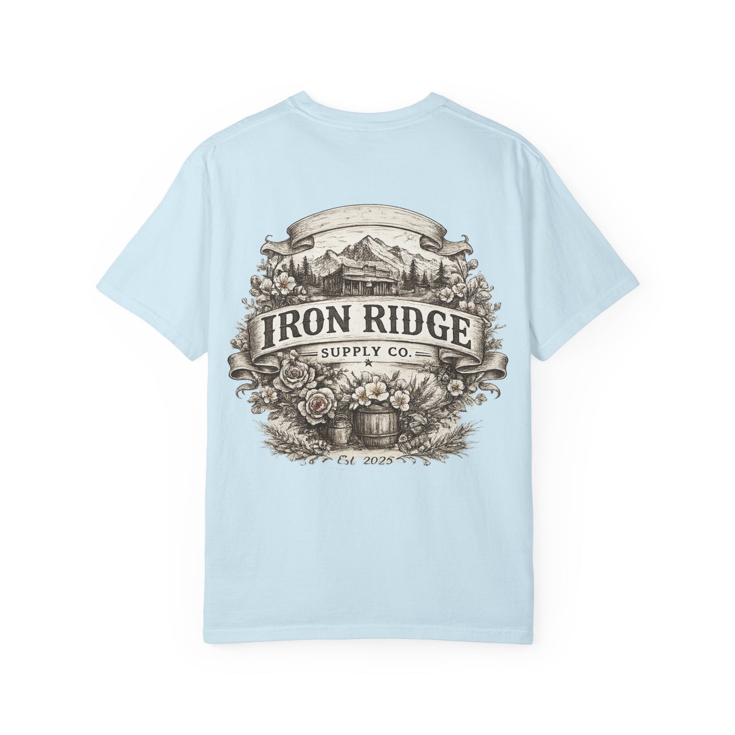 Iron Ridge Supply Co. Floral Barrel Woman's Tee
