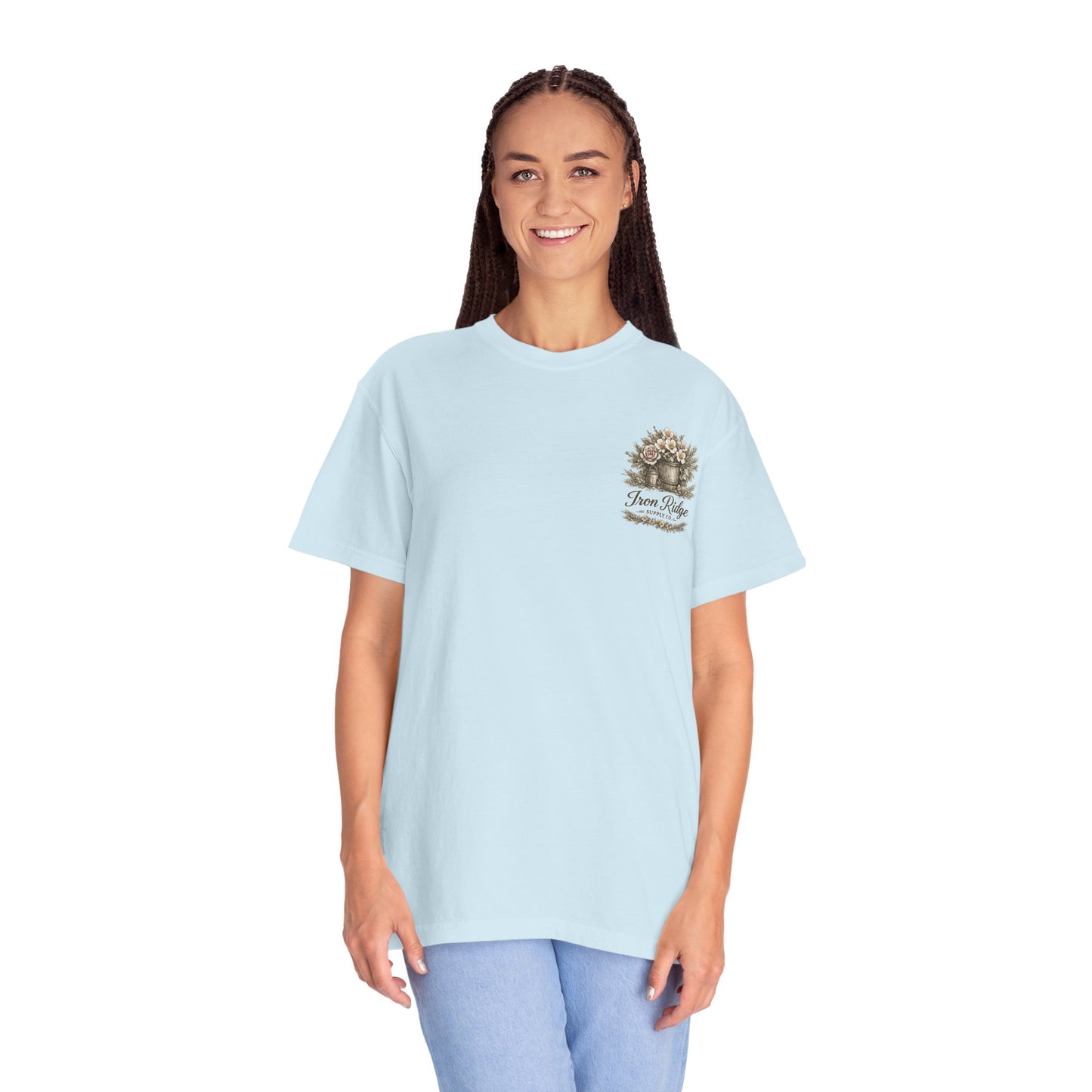 Iron Ridge Supply Co. Floral Barrel Woman's Tee