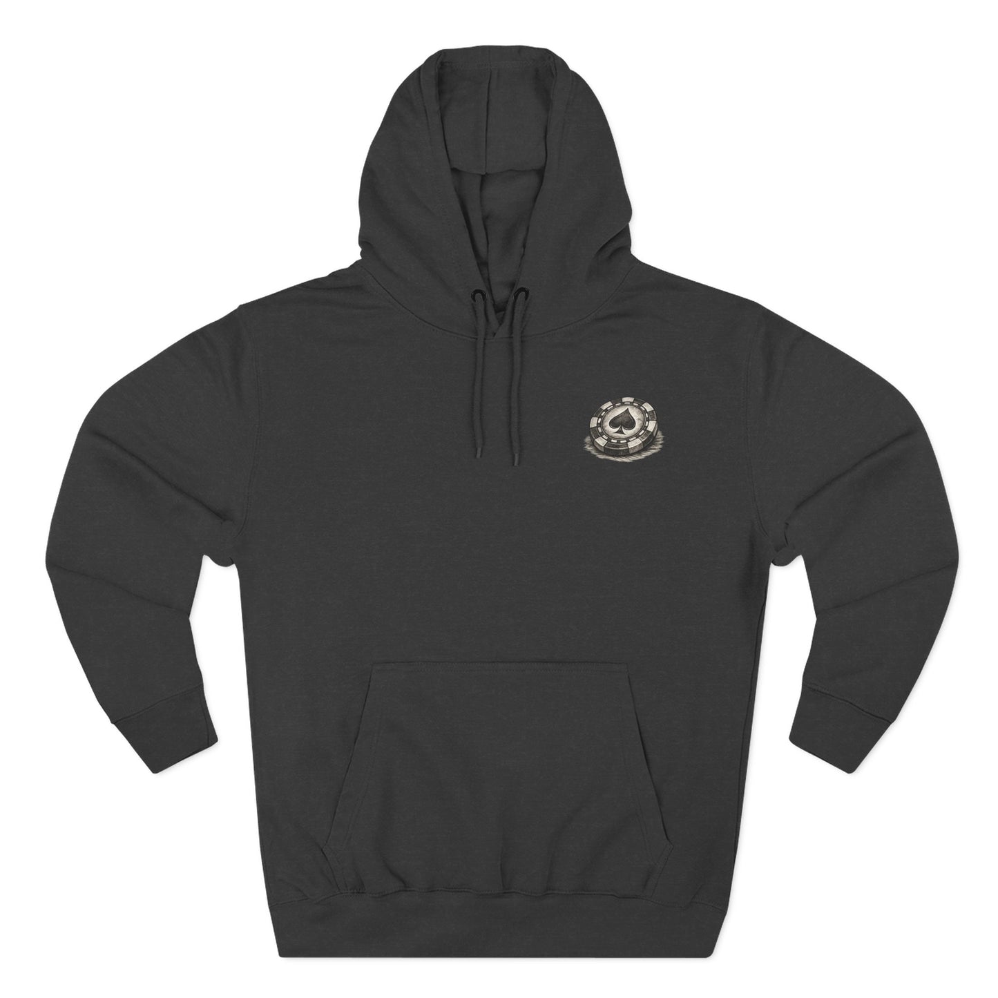 Poker Night Graphic Hoodie — Aces & Dice Vintage Casino Design