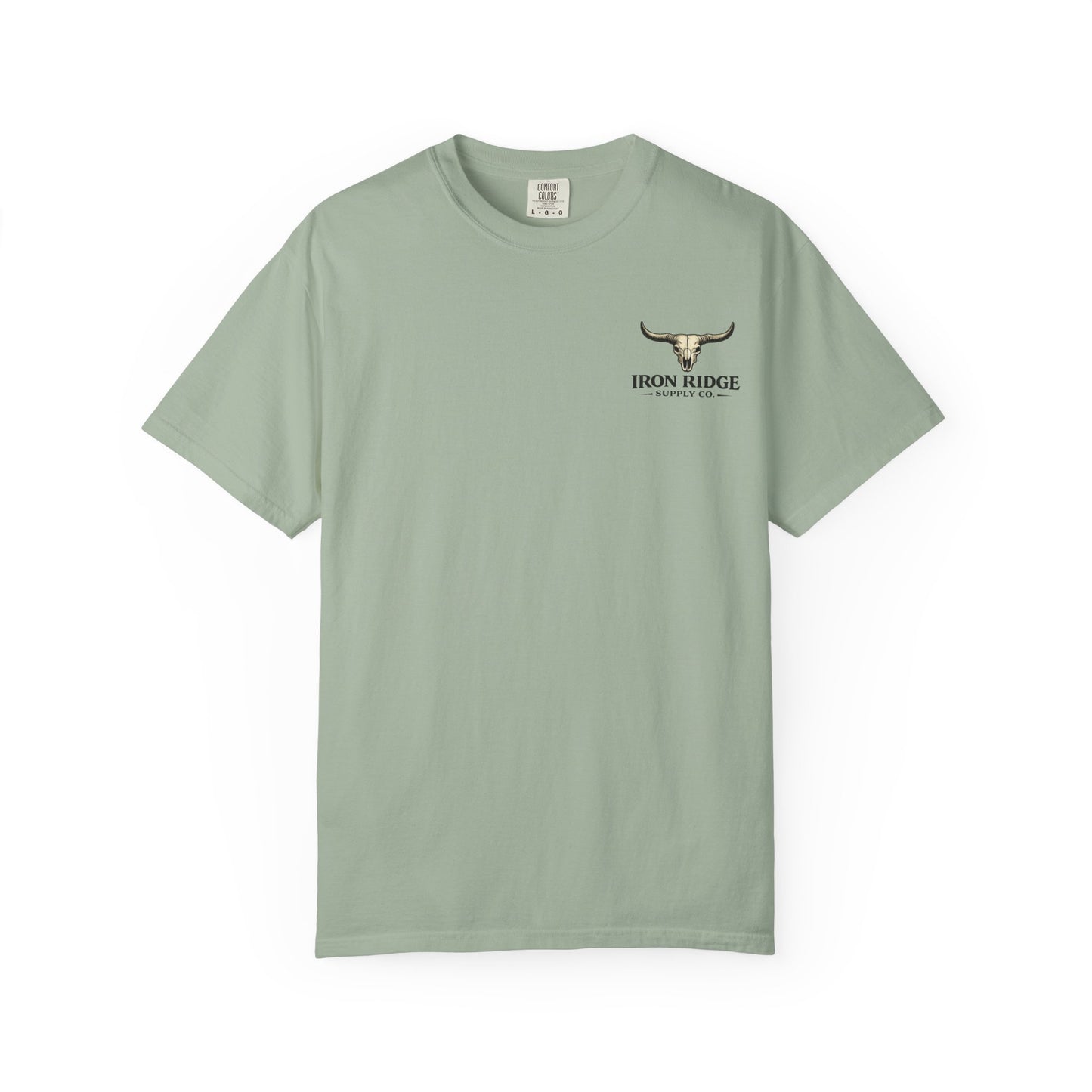 Iron Ridge Supply Co. Graphic T-Shirt — Vintage Mountain Ranch Tee
